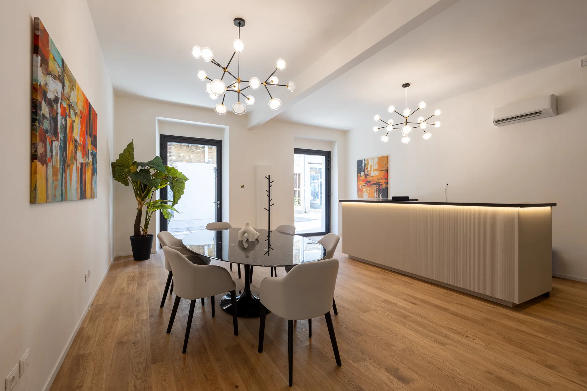 The common living area