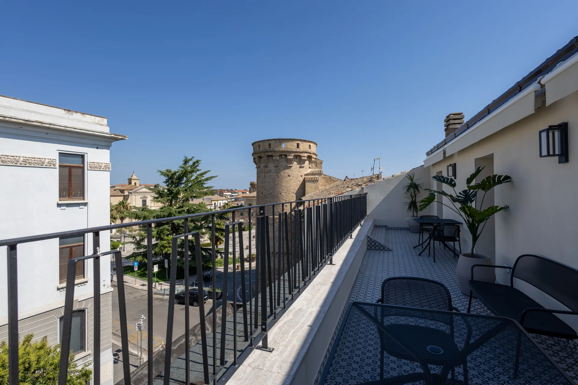 The terrace belvedere